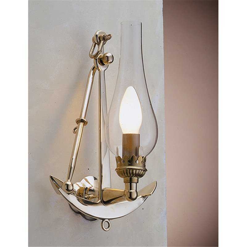 THORINSTRUMENTS Campana Nautica Da Parete 20 Cm - Ottone Massiccio Lucido, Decorazione Marina Per Casa O Ufficio