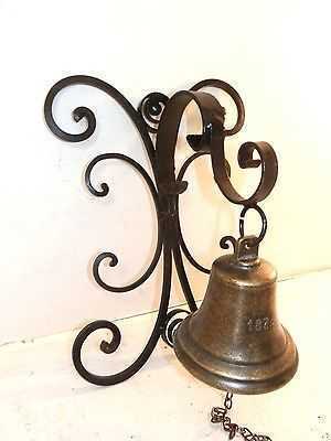 Campana da appendere per esterni, con staffa di montaggio a parete, per interni, per nave/barca/nautica/porta/scuola/reception/casa/campana della chiesa (rame