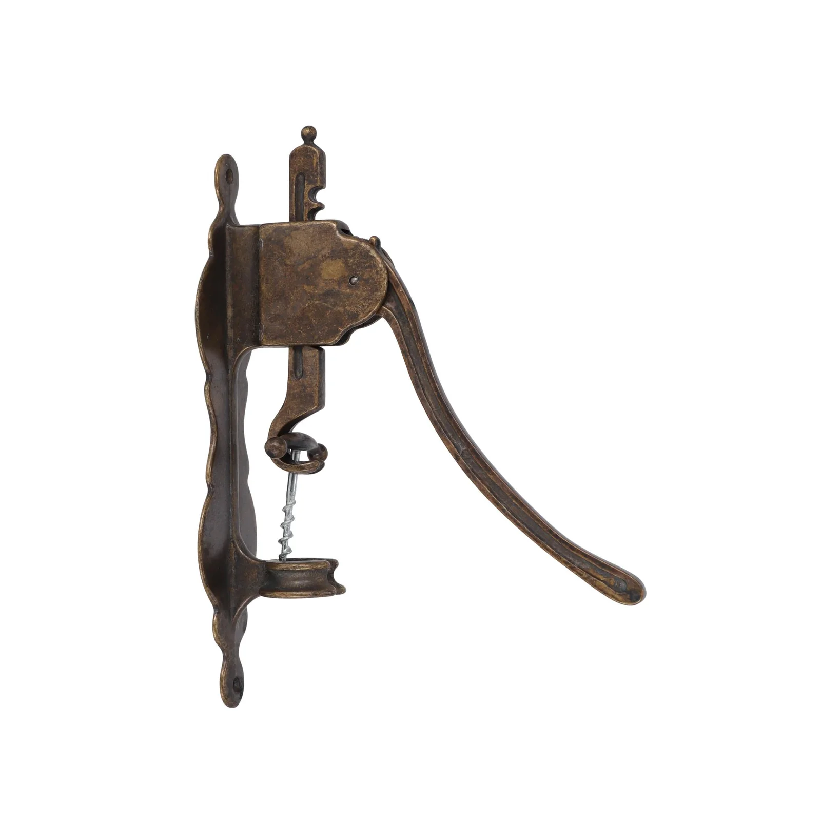 NKlaus Apribottiglie Da Parete In Ottone Massiccio Nichelato, Stile Marittimo, Con Viti Incluse, 9x6x3 Cm, 80g - 4