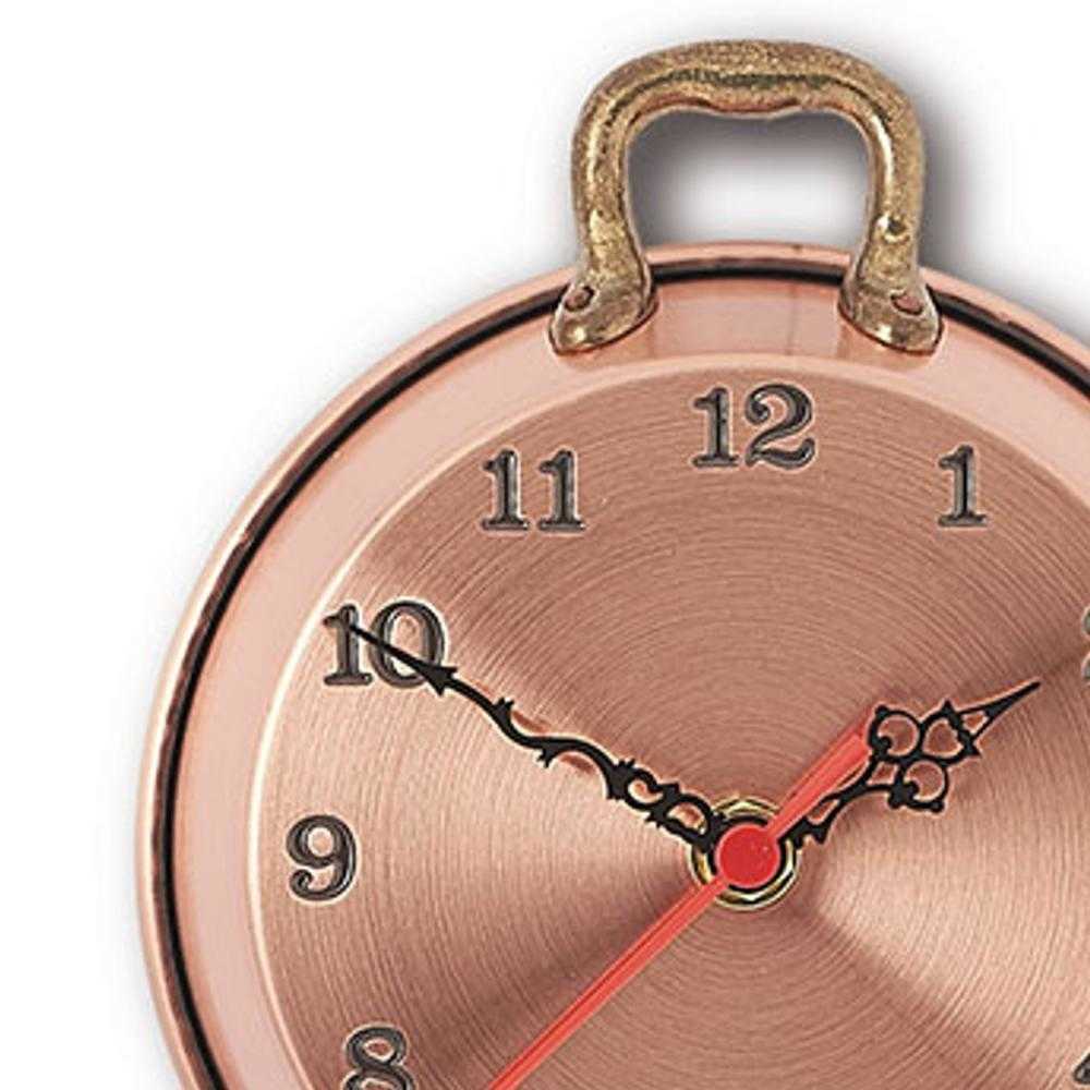 Orologio da cucina in metallo con padella, orologio da parete a tema unico da 10 pollici con cacciavite (nero