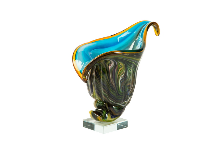 Chehalis Plafoniera - Vetro 12 cm Écru, Nero H3749388