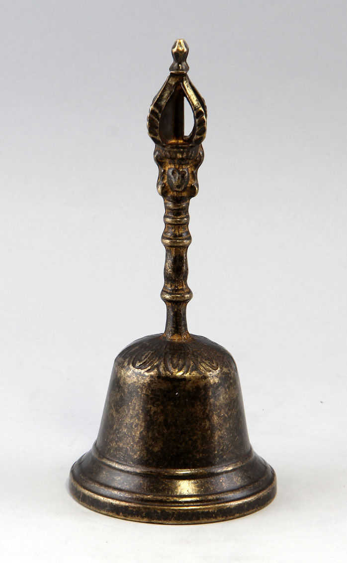 Campanella in ottone con impugnatura forma di Corona Reale