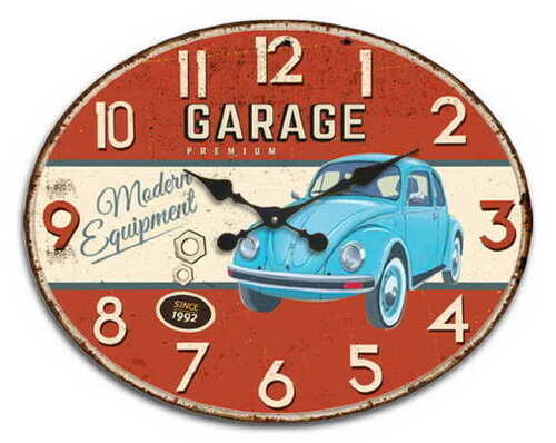 Orologio da parete in stile vintage che si utilizzavano nelle officine