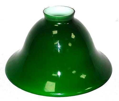 Illuminazione, Paralume di ricambio in vetro verde per lampade ministeriali