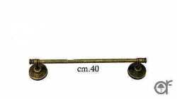 PORTA ASCIUGAMANI portasciugamani ottone bagno 30 cm a bandiera stile impero 