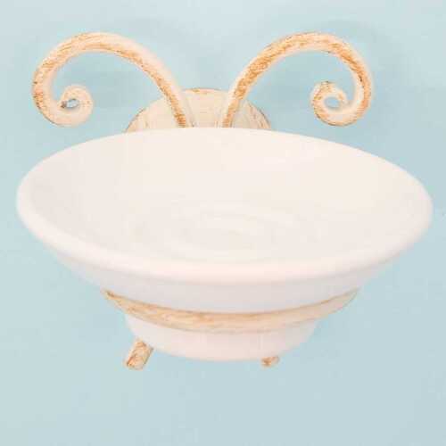 Portasapone Autodrenante A Forma Di Foglia Con Base In Oro - Design Creativo Per Bagno E Cucina