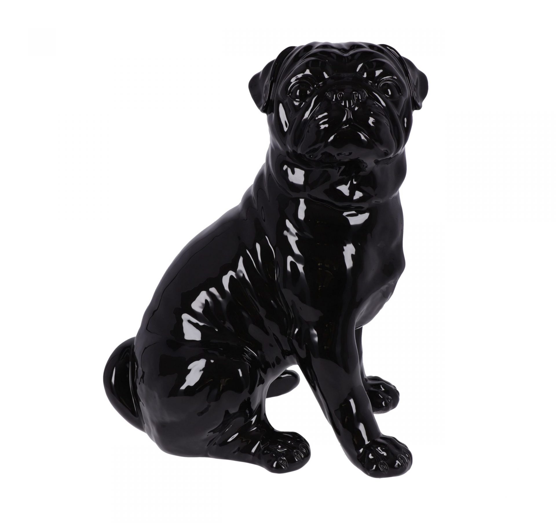 Cane carlino in ceramica - Animali in ceramica | Ceramiche Boxer