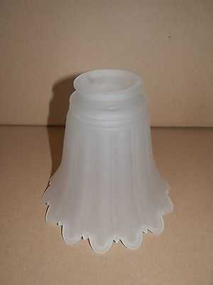 Vetro di ricambio bianco paralume per applique lampadari in ferro e ottone 
